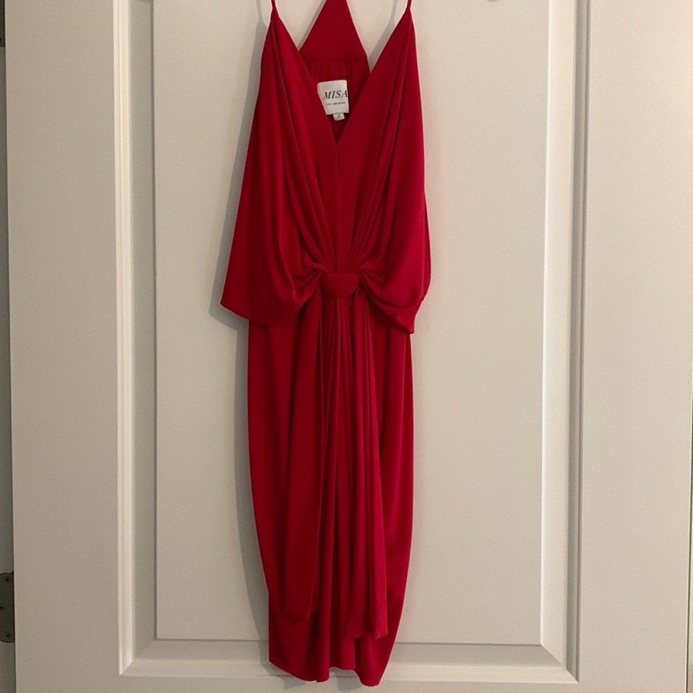 Misa Los Angeles Red Mini Dress